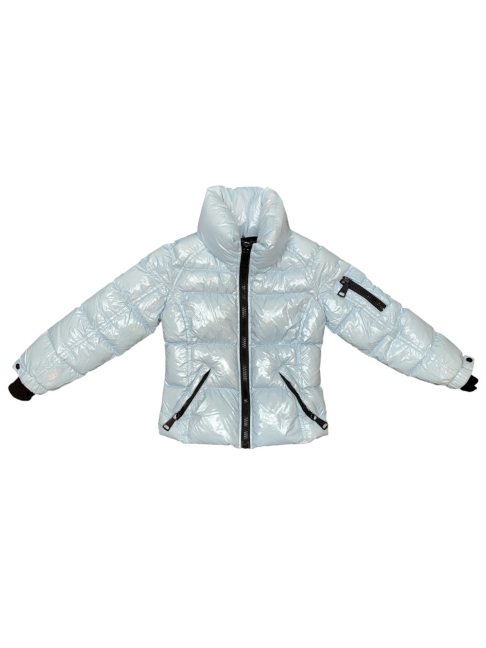 SAM Girls Down Jacket Light Blue Size 6
